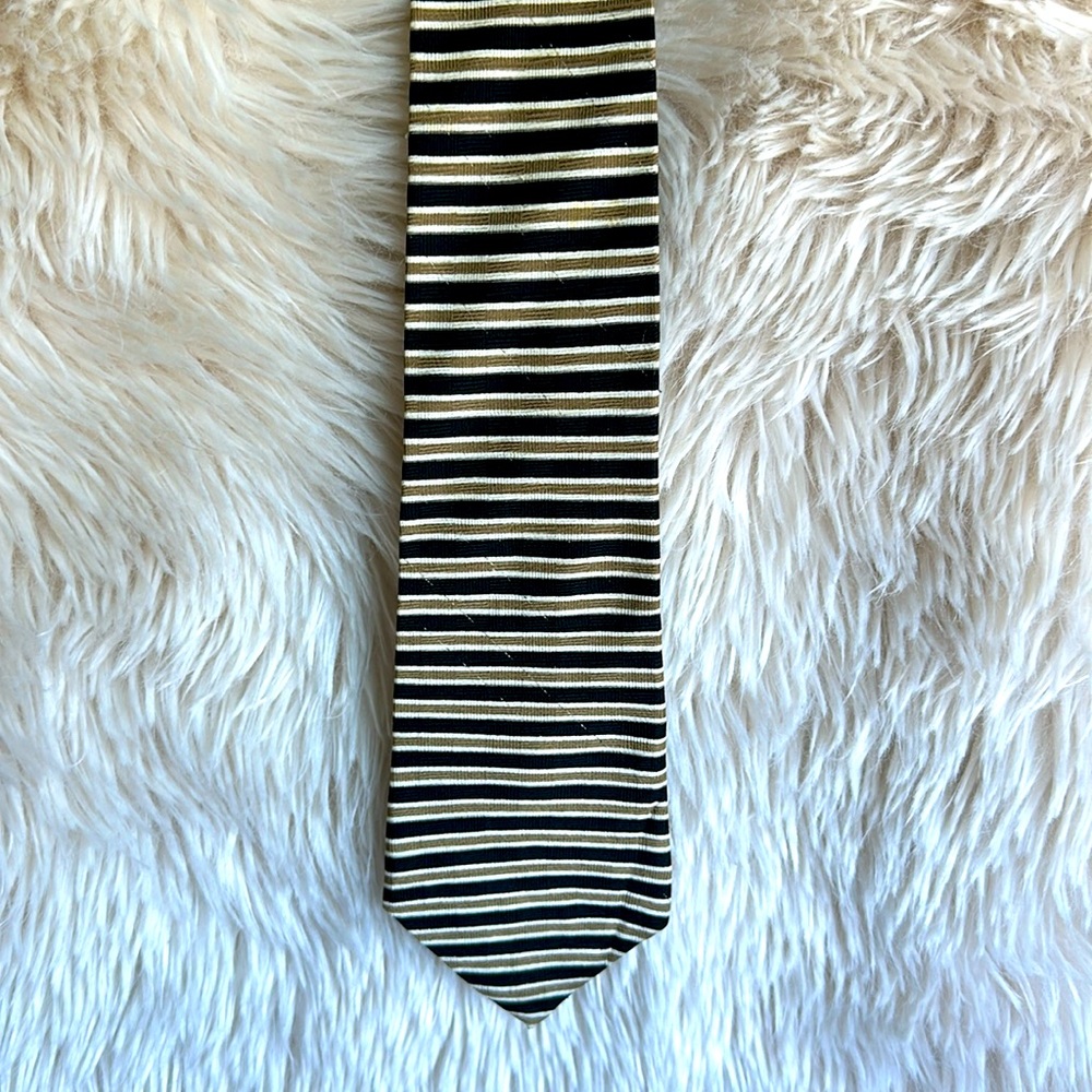 Perry Ellis striped men’s silk tie 59”